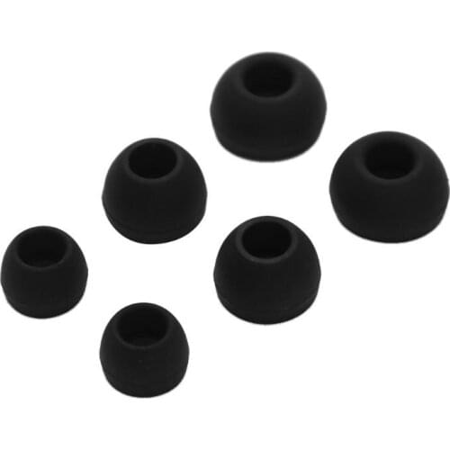 Non-toxic Wireless In Ear Earphone Eartips 6pcs Comfortable Silicone Elastic Earbuds Replacement Universal for KZ LZ A4 DZ9