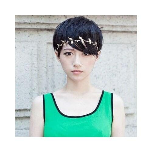 Free shipping Min.order $15 (mix order)New Arrival Exquisite gold leafs hairbands Big superstar loves