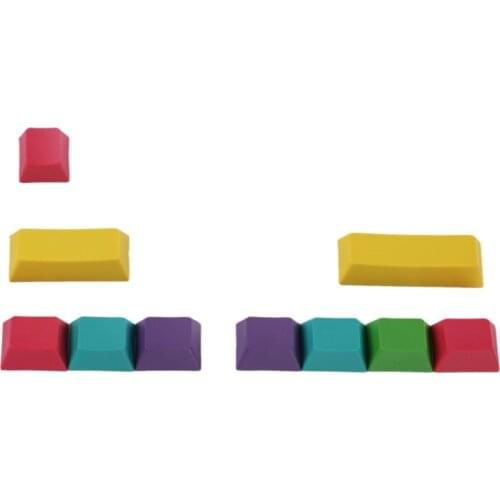 OEM Profile 10 Key PBT RGBY CMYK Modifiers Laser Engraved Mac GK61 Keycaps For Mechanical Keyboard 60% Keycap GK61X GK61XS ID80