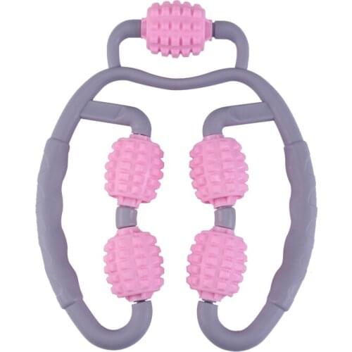Factory wholesale high quality new Trendy 5-Point Fitness Ring Calf Hand Foam Vibrating Body Leg Muscle Massage Stick