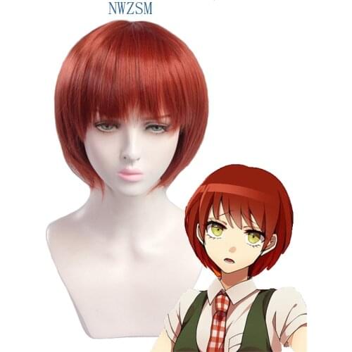 Game Danganronpa Koizumi Mahiru Cosplay Wigs Straight Cartoon Heat Resistant Synthetic Hairpiece Party Costume Wig Pelucas