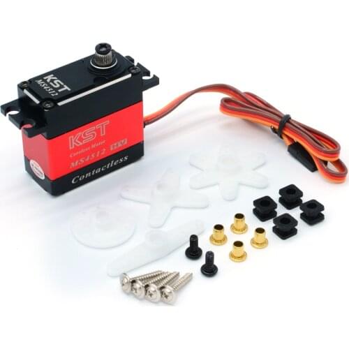KST MS4512 HV 8.4V 45kg 0.14sec Servo High performance metal UAV Servo Motor for Drone UAV RC Climbing Car Boat Robot Helicopter
