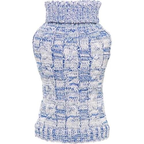 Lovely Warm Dog Sweater Winter Pet Clothes Wool Outfit Warm Hemp Flowers Sweater Pet Vest Costume Pet Clothing Supplies