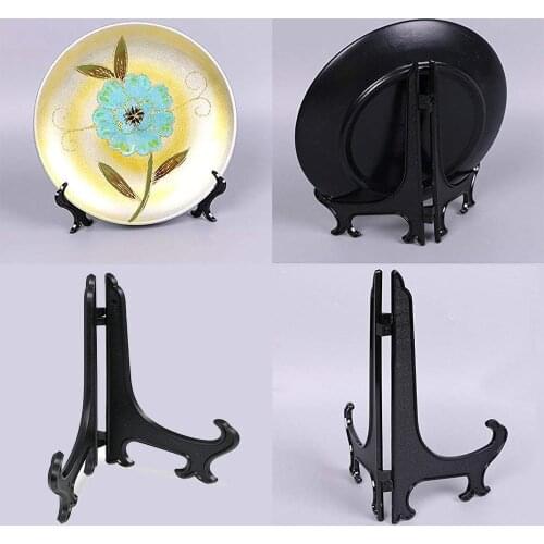 10Pcs Folding Display Stands Racks for Display Decorative Plate Bowl Picture Frame Photo Artwork Home Xmas Wedding Decor