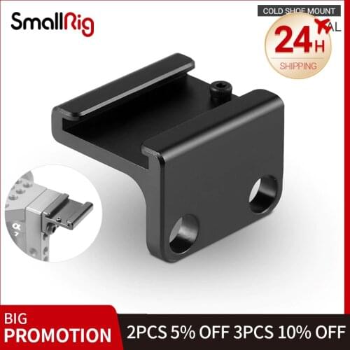 SmallRig DSLR Camera Cold Shoe Mount Adapter Light Weight for SmallRig L Plate A7M3 L Bracket 1593