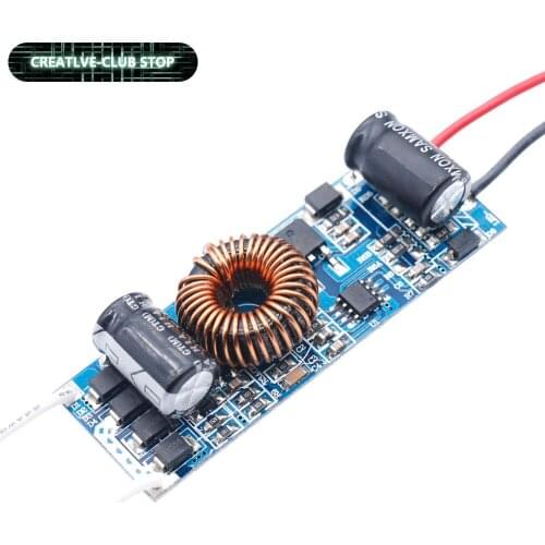 LED Power Supply 12-18W 300mA Adapter Built-in driver DC12-24 to DC30-60V Lighting Transformer For LED Light Down light DIY