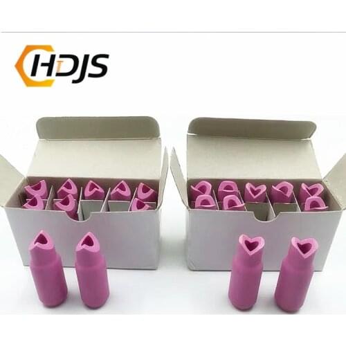 TIG ceramic nozzle gas mirror cup 10N50 4# 90 internal and external angles TIG welding torch consumables suitable for WP17 18 26