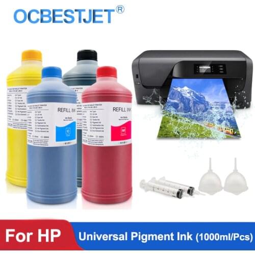 4 Colors/Set Universal Pigment Ink For HP 178 364 655 670 711 862 920 932 950 951 952 953 955 970 978 981 Printer Ink For HP
