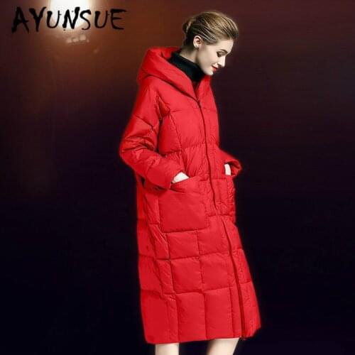 90% White Duck Down Jacket Women Clothes 2020 Winter Coat Women Korean Hooded Puffer Jacket Women Warm Parka 20176002 YY2121