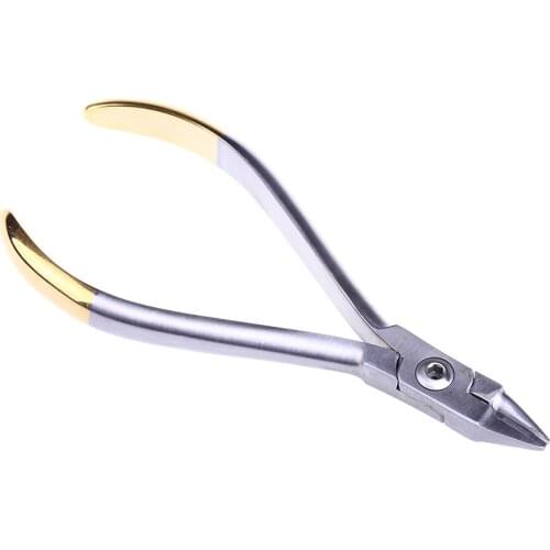 1 pcs Orthodontic Dental Forceps Pliers Filaments Bending Cutting Pliers Forceps Handpiece Bending Stainless Steel Pliers