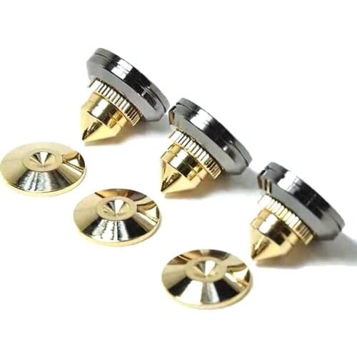 4PCS Speakers Stand Foot Spikes Mount Loudspeaker Box Nails Pads Shockproof