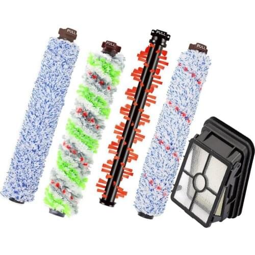 5Pcs Main Brush Roller & Hepa Filter For Bissell Crosswave1866 1868 1926 1785
