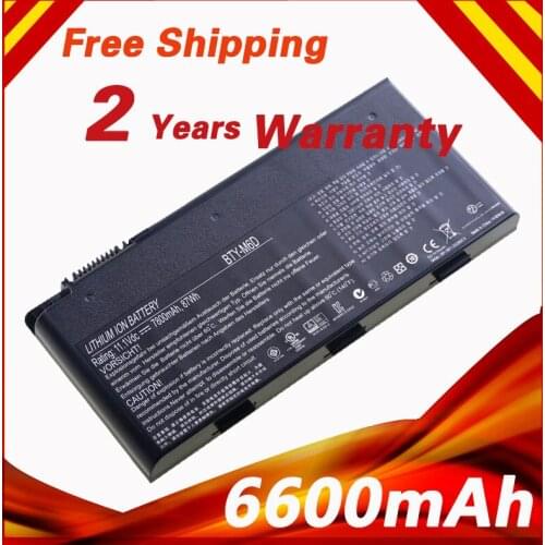 9cells Laptop Battery For MSI BTY-M6D E6603 GT60 GT660 GT663 GT670 GT680 GT680DX GT683 GT685 GT70 GT760 GT780 GT783 GX660 GX60