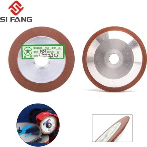 75mm Grinding Diamond Wheel Saw Blade Sharpener For Carbide Cutter Tool Metal Alloy Milling Grinder Accessories Grit150