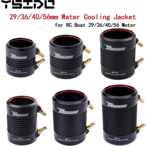 Rocket Aluminum 29 36 40 56 Water Cooling Jacket Cover for 2948 2968 3660 3670 3680 4074 4082 4092 5682 RC Boat Brushless Motor