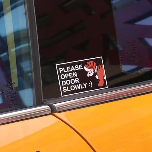 French Bulldog Car Sticker For Mini Cooper S JCW R56 R50 F56 R53 F55 R60 F54 R52 R57 R58 R59 R55 F57 F60 Clubman Car Accessories