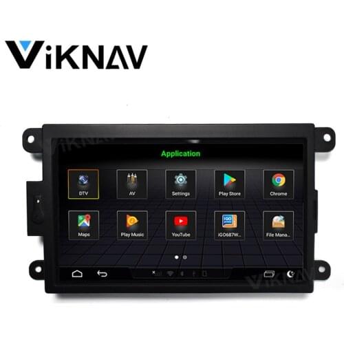 ViKNAV car stereo radio player GPS navigation for Audi A4 A5 Q5 2009-2017 Android auto multimedia player 8 core FM BT