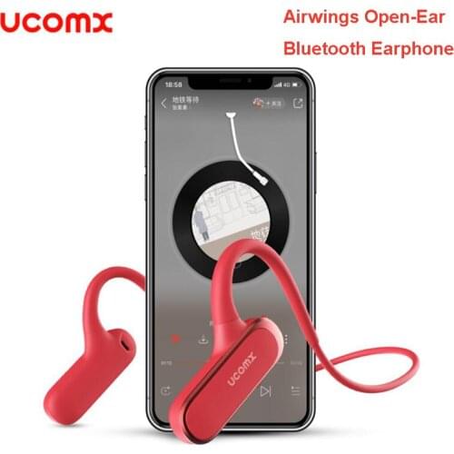 2019 Ucomx Airwings G56 BT5.0 Wireless Bluetooth Earphones Neckband Sports Headset With Microphone Open-Ear for Xiaomi iPhone