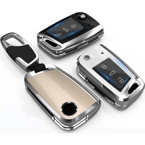 ABS Key Case Cover For VW Polo Golf 7 Tiguan for Skoda Octavia Kodiaq Karoq for SEAT Ateca Leon Ibiza 2016 2017 2018 2019