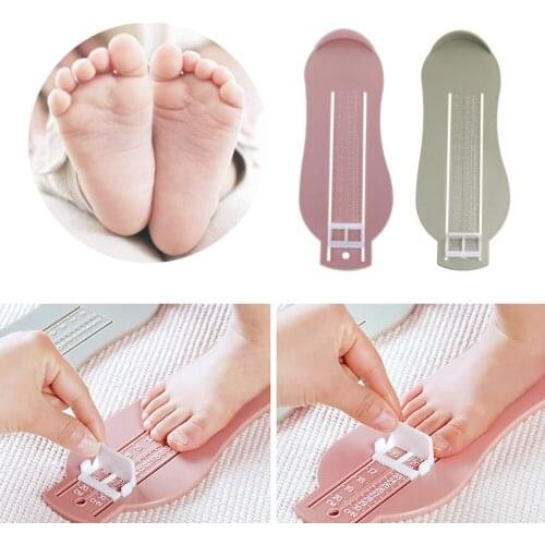 0-20cm Kids Foot Measure Ruler Board Plastic Baby Shoes Size Foot Length Tracking Measuring Ruler Gauge Straightedge Board Tool