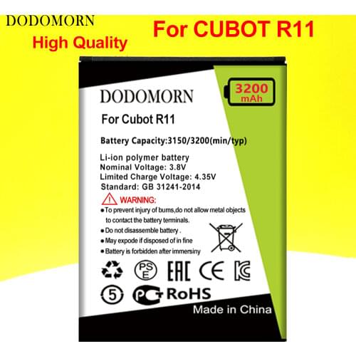 DODOMORN CUBOT R11 Phone Batteries