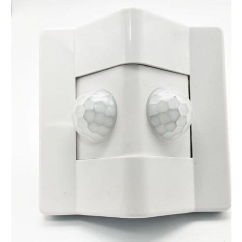 Double Head PIR Motion Sensor Switch AC90-270V Human Body Induction Sensor Light Control Detector Adjustable Delay Sensor Switch