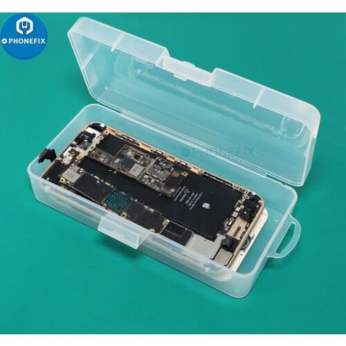 EKB-501 Transparent Plastic Storage Jewelry Box Compartment Container for Mobile Phone LCD Screen Motherboard IC Parts Screw Box