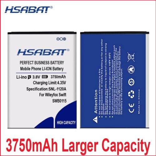HSABAT 0 Cycle 3750mAh SWB0115 Battery For Wileyfox Swift High Quality Batteries