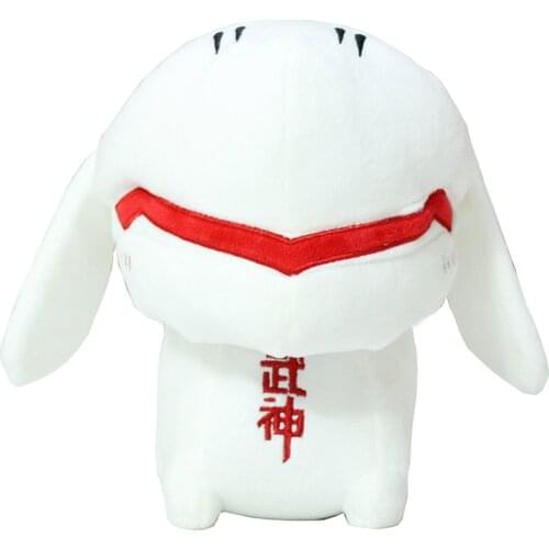 Genji 22cm OW Over Dolls White Rabbit Anime Toys Stuffed Plush Animals For Girls Kids Lover Children Christmas Gift 25cm
