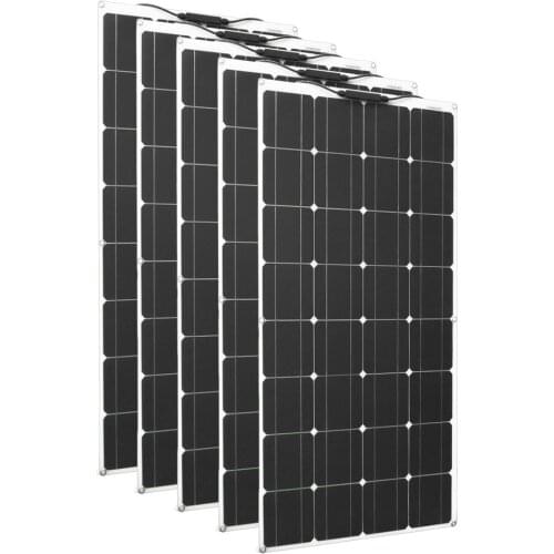 500w Monocrystalline Flexible Solar Panel Module 100w 200w 300w 400w Outdoor 12v panel solar for battery roof home
