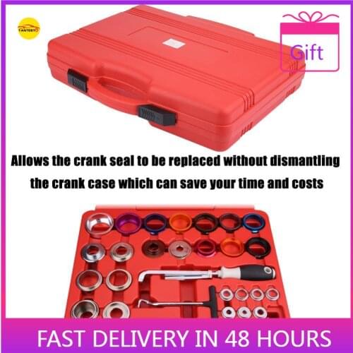 27 Pcs Crank Crankshaft Oil Seal Remover Installer Removal Tool Kit