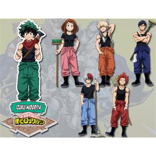 New Japan Anime My Boku no Hero Academia Acrylic Figures Stand Key Rings Model Collection cosplay Props Gifts