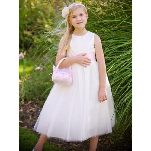 Real Photo Flower Dresses for Girls Tulle Summer Dresses for Party Wedding Christmas Clothing Princess Flower Tutu Dress