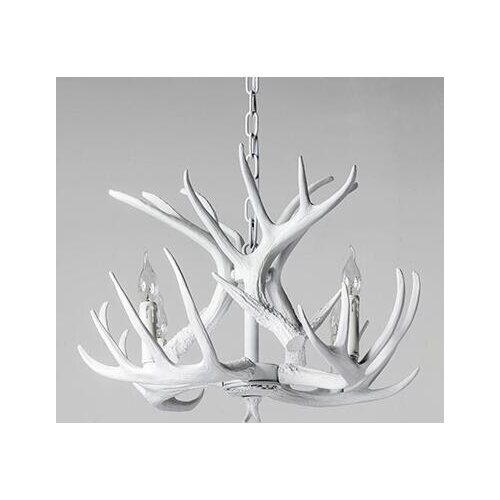 Antlers American village dining room bar pendant light RETRO art bar creative personality white antler pendant lamp ZX110