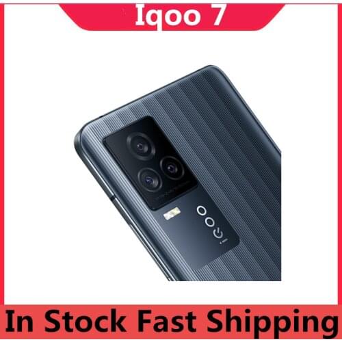 Official Vivo IQOO 7 5G Mobile Phone Screen Fingerprint Face ID OTA 6.62" AMOLED 120HZ Snapdragon 888 120W Super Charger 48.0MP
