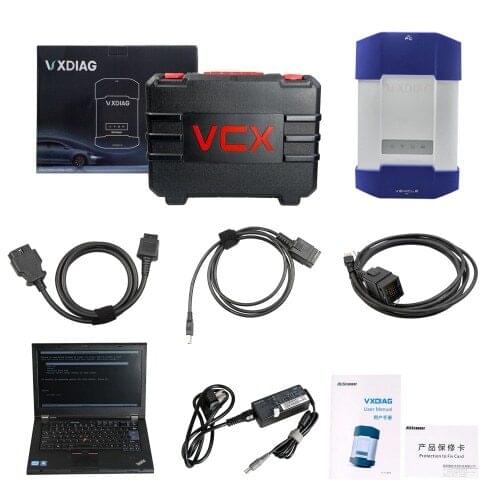VXDIAG Multi Diagnostic Tool for Full Brands HONDA/GM/VW/FORD/MAZDA/TOYOTA/PIWIS/Subaru/VOLVO/ BMW/BENZ with 1TB HDD & Lenovo T4