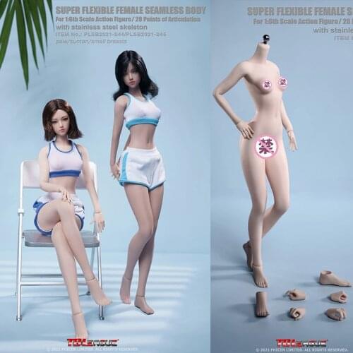 1/6 Movable Super-Flexible Seamless With Steel Bone TBLeague PLSB2021-S44/S45 12" Action Figure Body