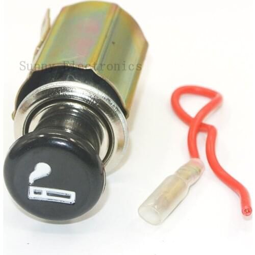 1 Set 12V Universal Auto Car Cigarette Lighter Head + Socket Assembly High Quality Car Cigarette Lighter for Car Accessories
