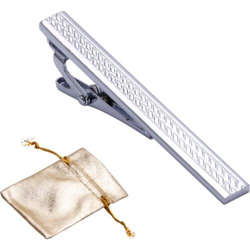 1PCS Stainless Steel Exquisite GQ Tie Bar Clip ,Polished Gold Tone, 2.3Inches