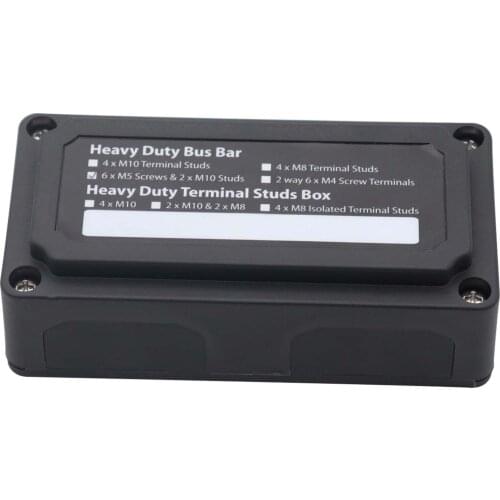 300A 48V Bus Bar Box General-purpose Durable Busbar Case For Auto RV Refitting Busbar