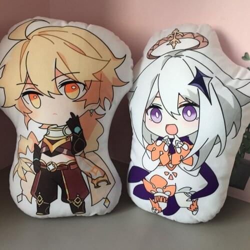 40CM NEW Game Project Genshin Impact character pattern doll Pillow Model Gift