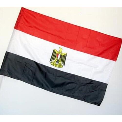 3x5FT Egypt National Flag Large High Quality Flags and Banners Home Decor Polyester Flying Banner 90cmx150cm