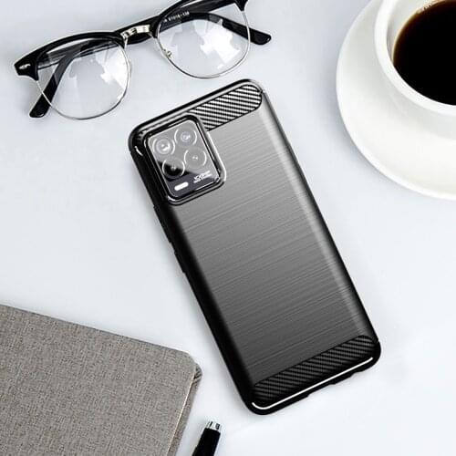 Fiber Carbon Case For Realme 8 Pro Case Shockproof Armor Silicone Soft Cover for Realme 8 Case For Realme 8 Realme 8 Pro 7 7 Pro