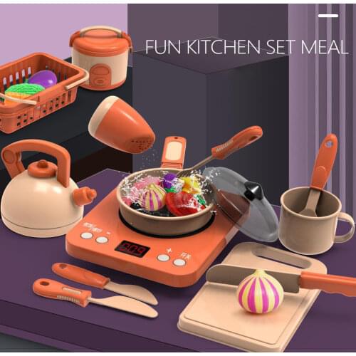 Childrens Play House Kitchen Toy Simulation Mini Food Cooking Toy Set Children Simulation Kitchenware Toys For Girls