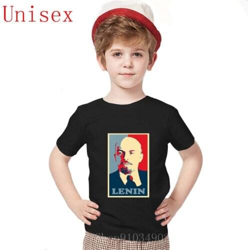 2020 Summer Hot-sale Chidren T-shirt CCCP Soviet Leader Lenin Graphic boys clothes Cotton Leisure Vintage teenage girls clothing