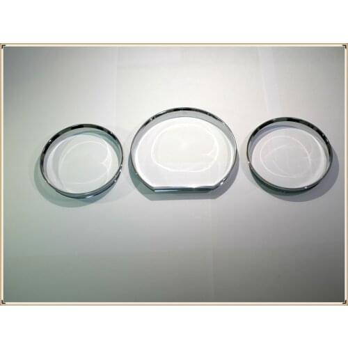 Chrome Speedometer Gauge Dial Rings Bezel Trim Chrome Tacho Rings for Mercedes Benz W124 1984-1995 W126 1979-1991