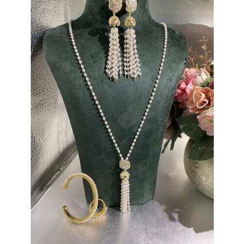 Jankelly African 4pcs Bridal Zirconia Jewelry Sets For Women Party, Luxury Dubai Nigeria CZ Crystal Wedding Jewelry Sets