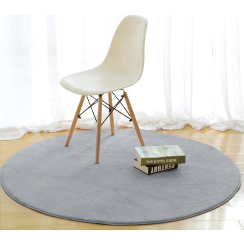 46New Fashion Solid Memory Foam Chair Mat Area rug For Children Bedroom Rugs Yoga Mats Doormat Big Round Carpet For Living Room