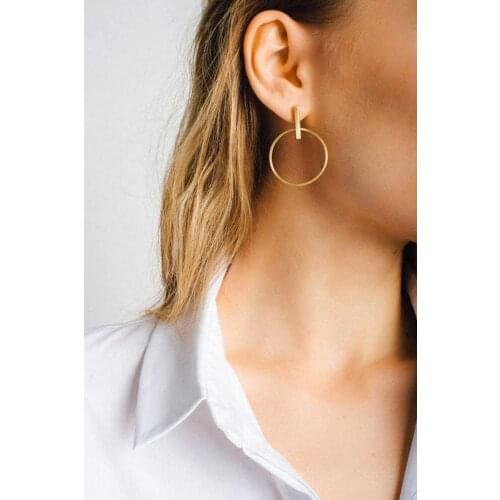 Mini Sit Ring Earring For Women Extraordinary Earrings Jewelry