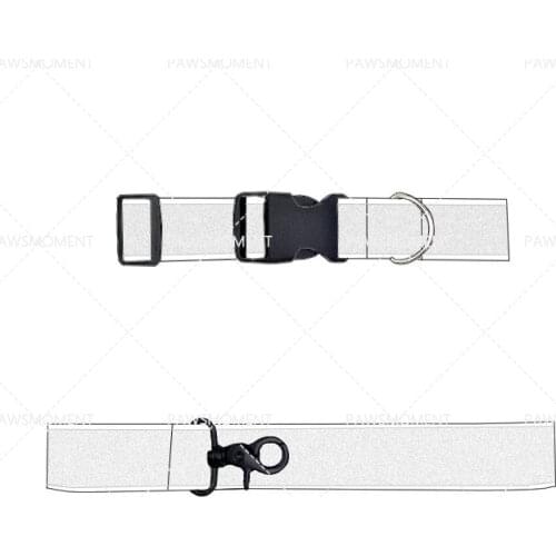 Dog Collar Leash Printing Collar for French Bulldog Yorkie Necklace Outdoor Pet Cat Walking Leading Dropshipping LC0212